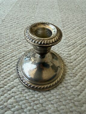 Vintage Alvin Sterling Silver Weighted Candle stick holder
